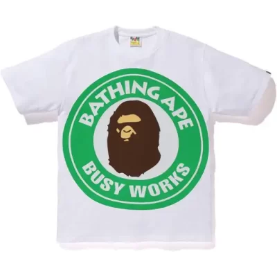 BAPE BOA Colorful Busy Works Ladies Tee White