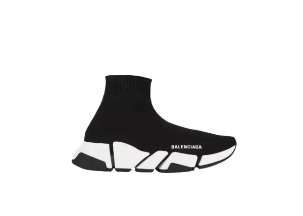 Balenciaga Speed 2.0 Black White - Image 2