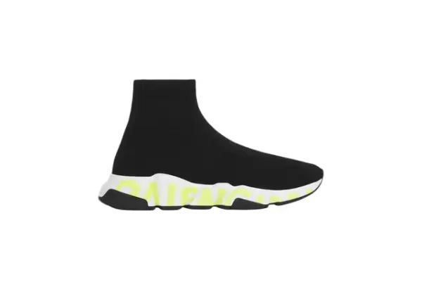 Balenciaga Speed Black Fluo Green - Image 2