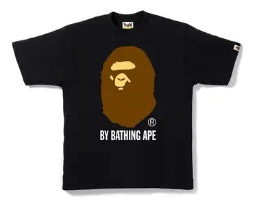 BAPE BLACK Silk Long Sleeve Tee Navy