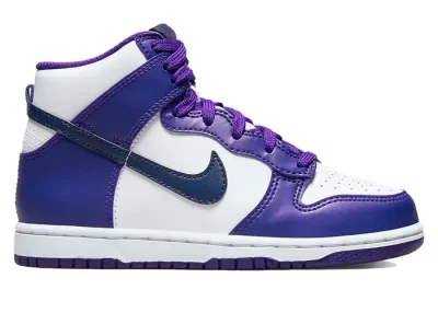 Nike Dunk High Electro Purple Midnight Navy (TD/PS)