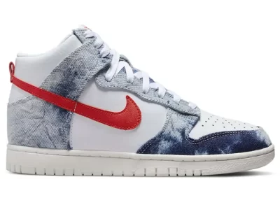 Nike Dunk High Washed Denim Pack (W)