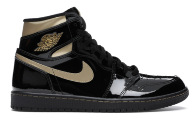 Air Jordan 1 Retro High Black Metallic Gold