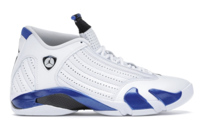 Air Jordan 14 Retro White Hyper Royal