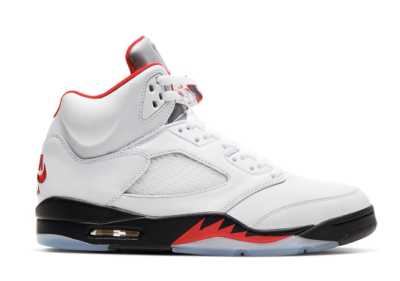 Air Jordan 5 Retro Fire Red Silver Tongue (2020)