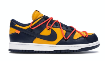 Nike Dunk Low Off-White University Gold Midnight Navy