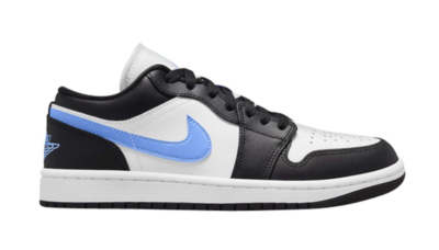 Air Jordan 1 Low Black University Blue White (W)