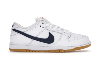 Nike SB Dunk Low Orange Label White Navy