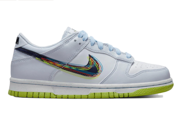 Nike Dunk Low 3D Swoosh Grey