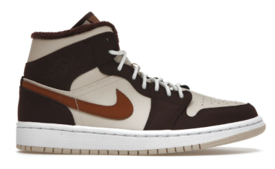 Air Jordan 1 Mid SE Brown Basalt Oatmeal (W)