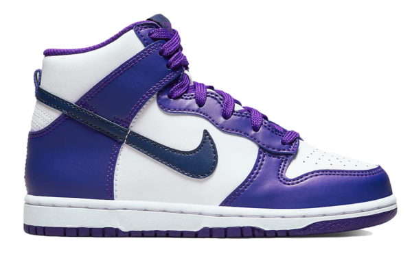 Nike Dunk High Electro Purple Midnight Navy (TD/PS)