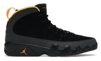 Air Jordan 9 Retro Dark Charcoal University Gold