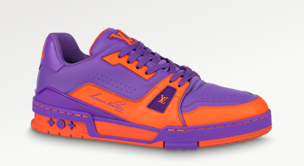 Louis Vuitton Trainer Purple Orange