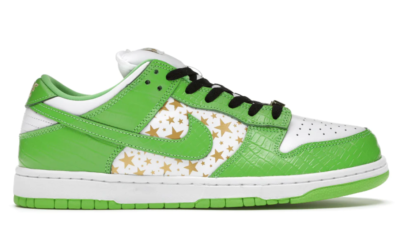 Nike SB Dunk Low Supreme Stars Mean Green (2021)