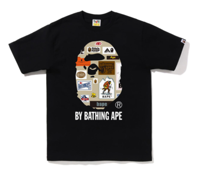 BAPE Multi Label By Bathing Ape Tee