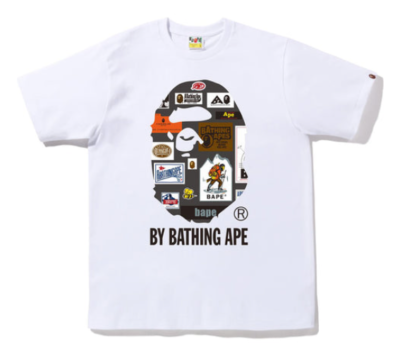 BAPE Multi Label By Bathing Ape Tee