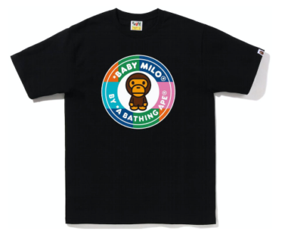 BAPE Color Block Milo Busy Works Tee