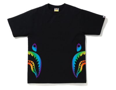 BAPE Rainbow Side Shark Tee