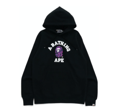 BAPE Color Camo College Pullover Hoodie (FW21)