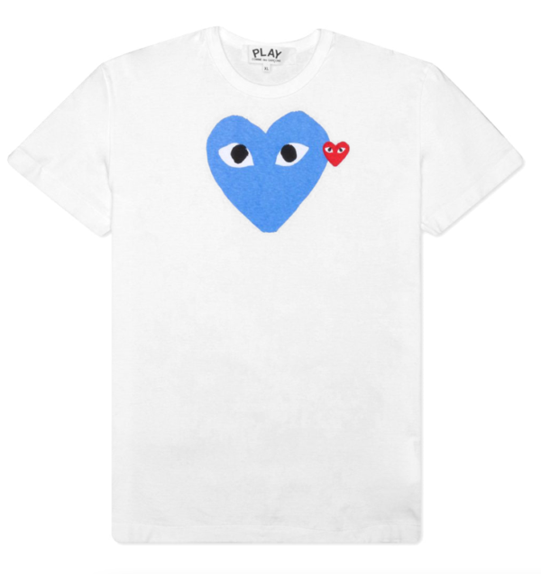 CDG Play Red Emblem Heart T-shirt - Image 4