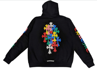 Chrome Hearts Multi Color Cross Cemetery Hoodie