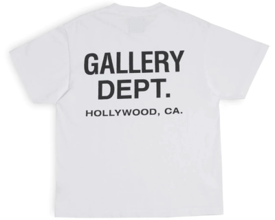 Gallery Dept. Souvenir T-Shirt White Black