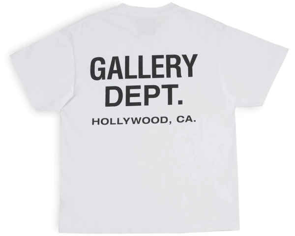 Gallery Dept. Souvenir T-Shirt White Black - Image 2