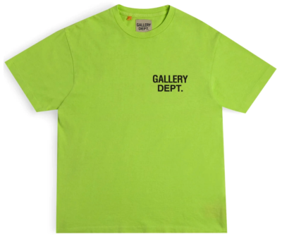 Gallery Dept. Souvenir T-shirt Lime Green