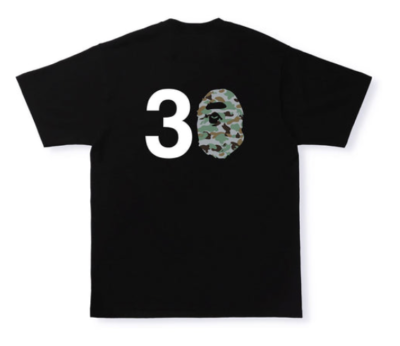 BAPE x Union 30th Anniversary Tee Black