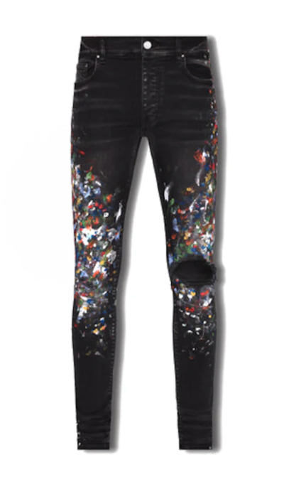 AMIRI Skinny Painter Jeans Aged Black