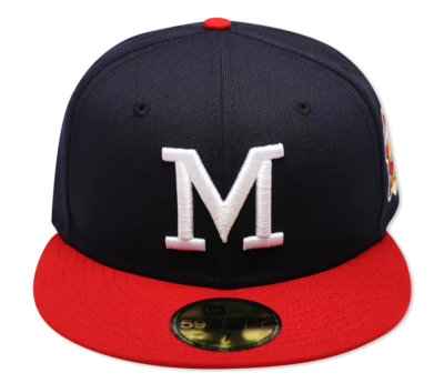 Milwaukee Braves 1957 World Series New Era 59FIFTY Fitted (Green Under Visor) 75/8