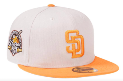 New Era San Diego Padres 40th Anniversary Mango Two Tone Edition 59FIFTY Fitted 75/8