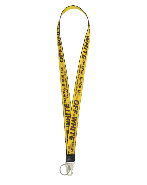 Off-White Industrial Neck Keychain Yellow/Black