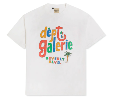 Gallery Dept. De La Galerie Cafe T-Shirt White Multi