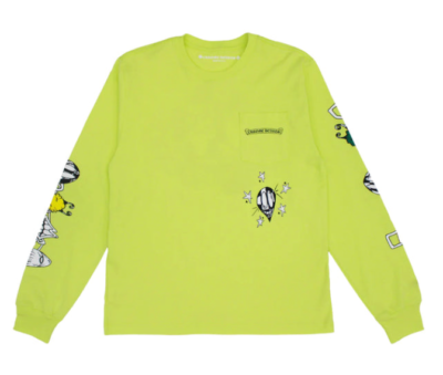 Chrome Hearts Matty Boy Lime Green Long Sleeve T-shirt