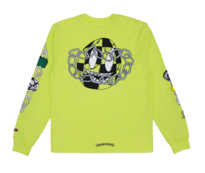 Chrome Hearts Matty Boy Lime Green Long Sleeve T-shirt