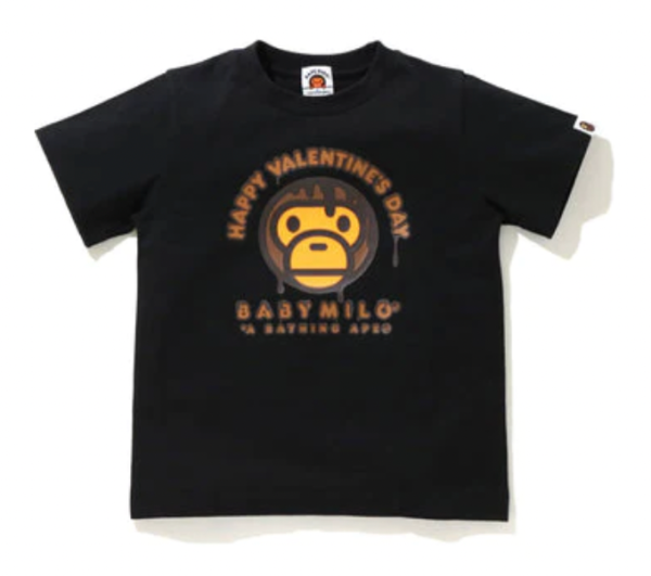 BAPE Valentine Chocolate Baby Milo Ladies Tee Black