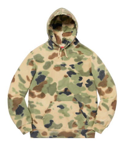 Supreme Overdyed Hooded Sweatshirt (SS20) Painted Camo