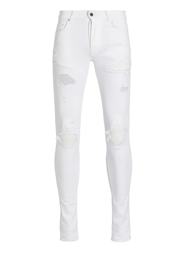 AMIRI MX1 Skinny Jeans White