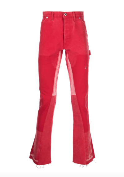 Gallery Dept. La Carpenter Flared Jeans Bright Red