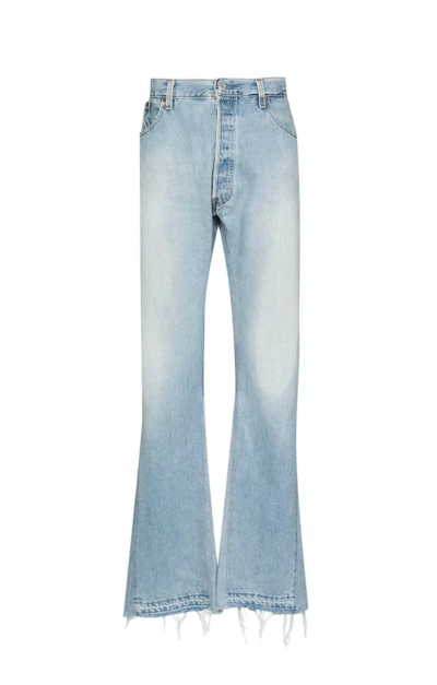 Gallery Dept. LA Flare Jeans Stonewashed Indigo/White