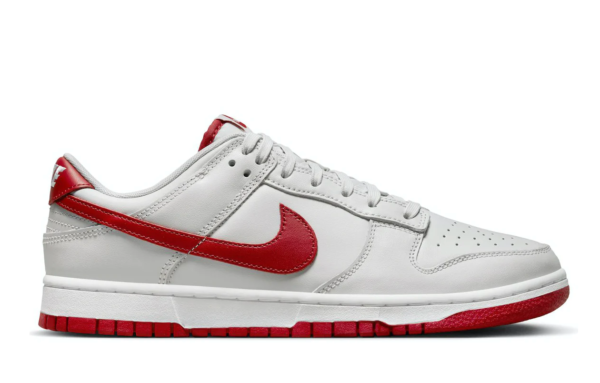 Nike Dunk Low Vast Grey Varsity Red