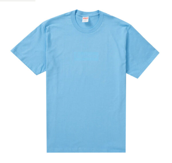 Supreme Tonal Box Logo Tee Bright Blue