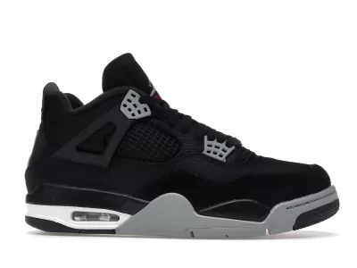 Air Jordan 4 Retro SE Black Canvas