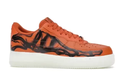 Nike Air Force 1 Low Orange Skeleton Halloween (2020)