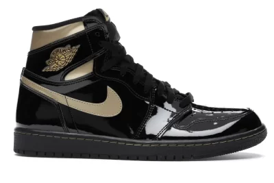 Air Jordan 1 Retro High Black Metallic Gold