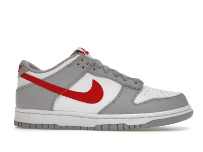 Nike Dunk Low White Grey Red