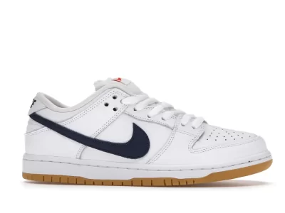 Nike SB Dunk Low Orange Label White Navy