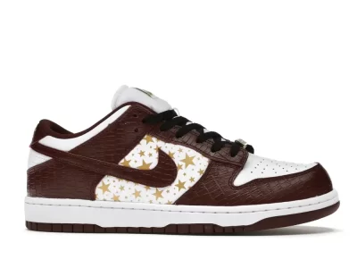 Nike SB Dunk Low Supreme Stars Barkroot Brown (2021)