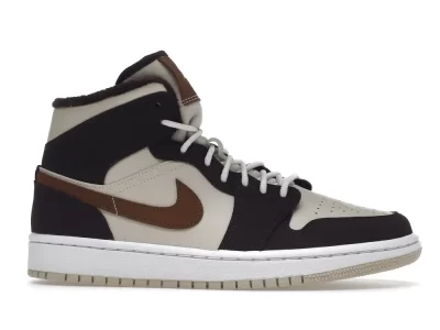 Air Jordan 1 Mid SE Brown Basalt Oatmeal (W)